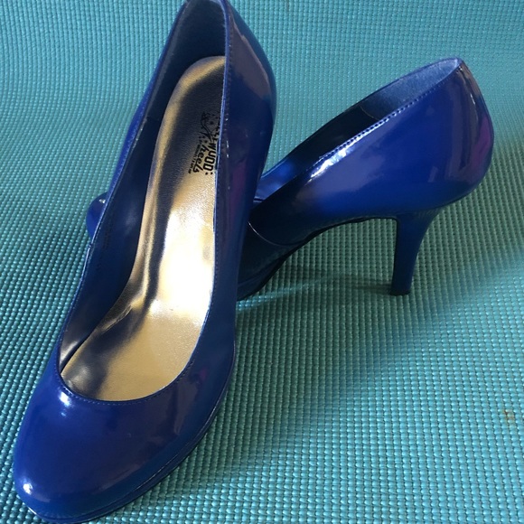 Women’s Sexy Hollywood Heels Shiny Blue - Picture 2 of 7
